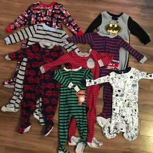 Baby boy footed pajamas (pjs)